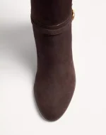 Valentino Pattie Crust Leather Boot 75Mm - Image 3